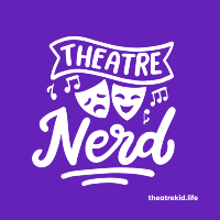 Theatre Nerd sticker